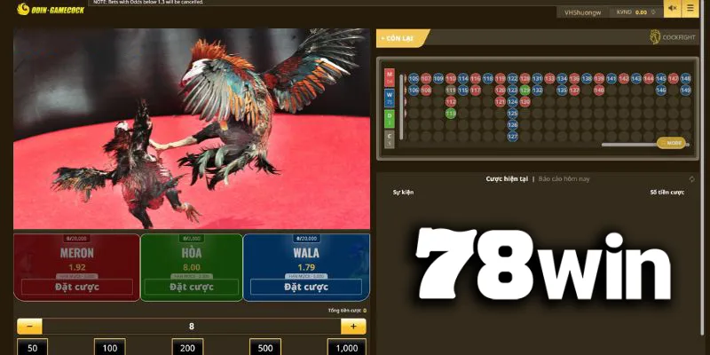 Đá Gà 78WIN chinh phục người chơi bằng tốc độ giao dịch